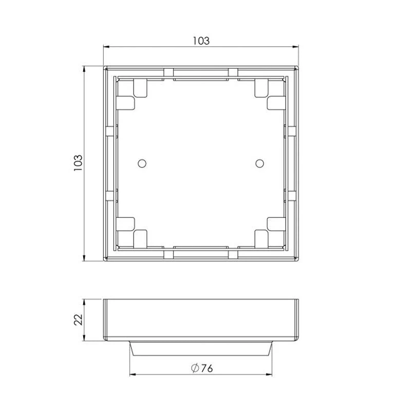 Phoenix Point 100mm Tile Insert Drain - Stainless Steel - Image 2