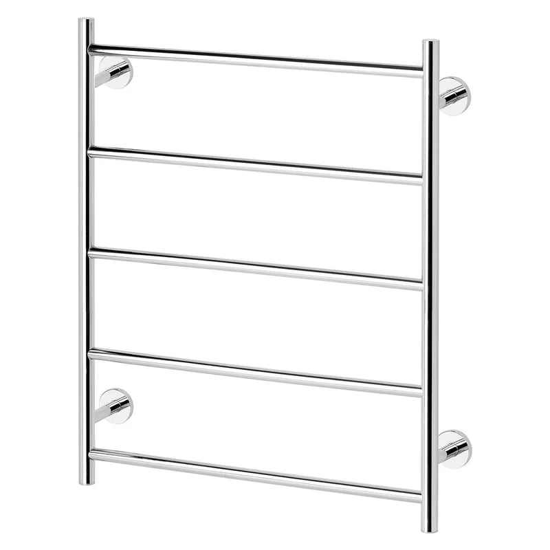 Phoenix Radii Heated Towel Ladder 550 x740mm Round Plate - Chrome