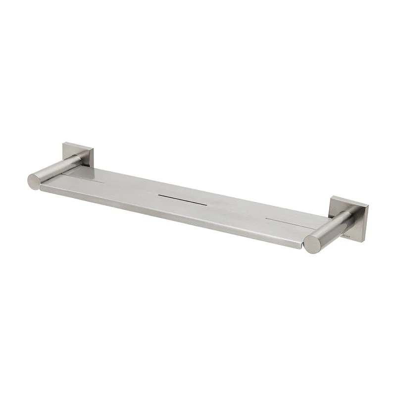Phoenix Radii Metal Shelf Square Plate - Brushed Nickel