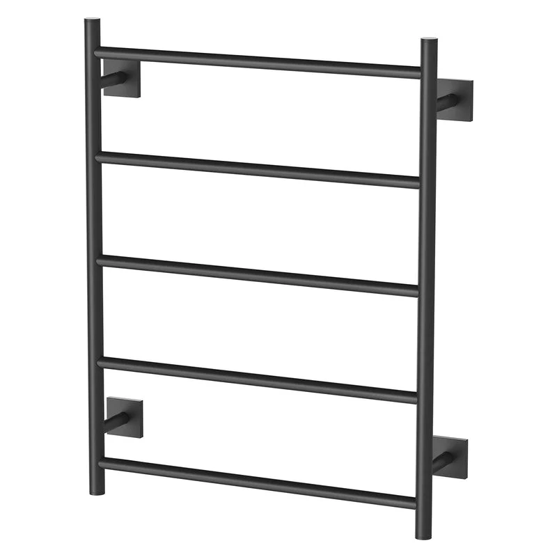 Phoenix Radii Towel Ladder 550 x 740mm Square Plate - Black Matte