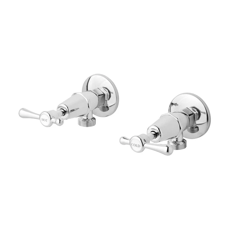 Phoenix Rhapsody Lever Washing Machine Stops - Chrome