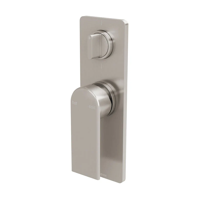 Phoenix Teel Shower / Bath Diverter Mixer - Brushed Nickel