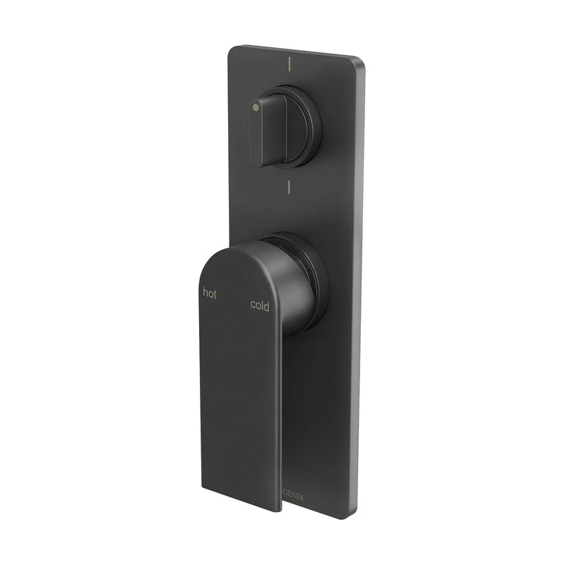 Phoenix Teel Shower / Bath Diverter Mixer - Black Matte