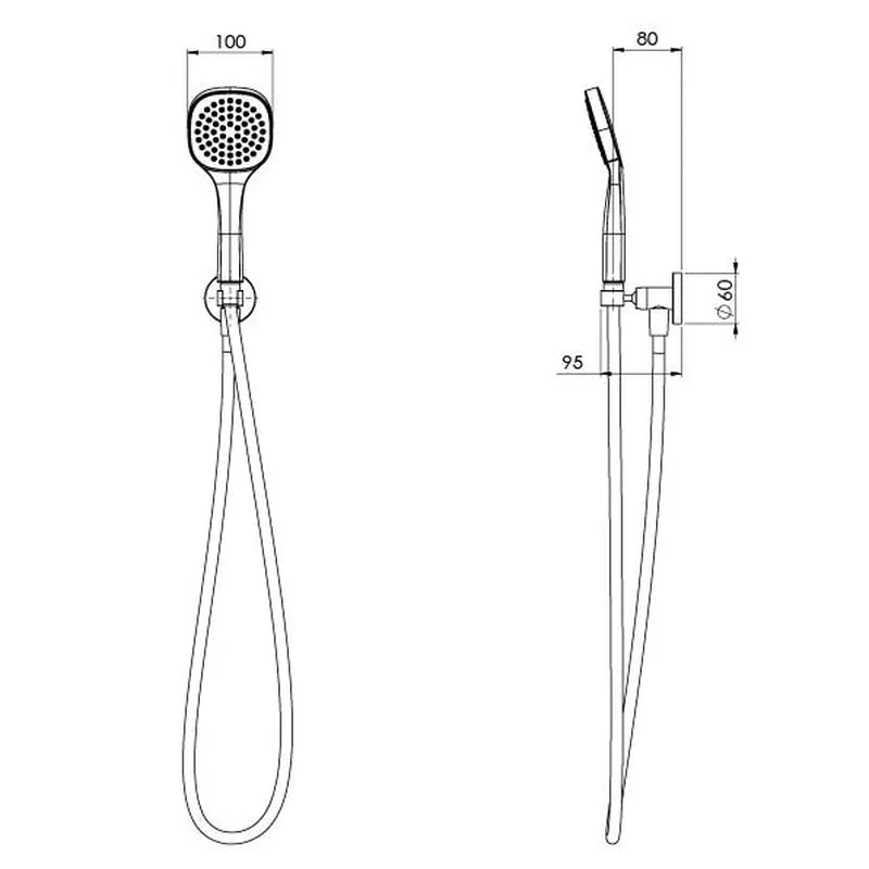 Phoenix Teva Hand Shower - Chrome - Image 2