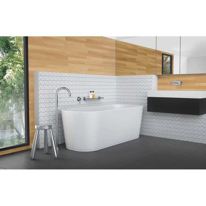 Phoenix Vivid Floor Mounted Bath Outlet 940mm - Chrome - Image 3