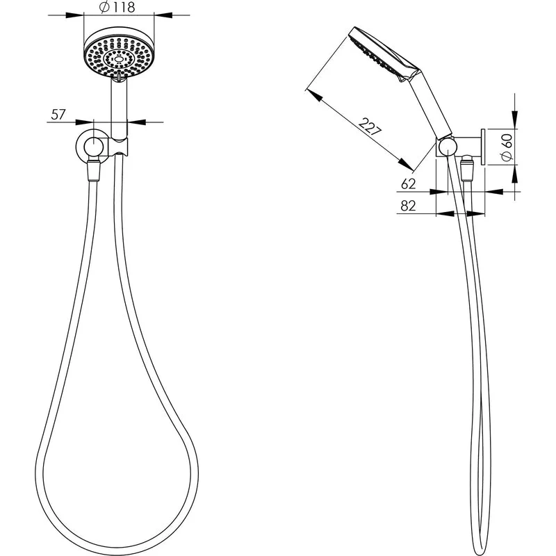 Phoenix Vivid Hand Shower - Brushed Nickel - Image 2