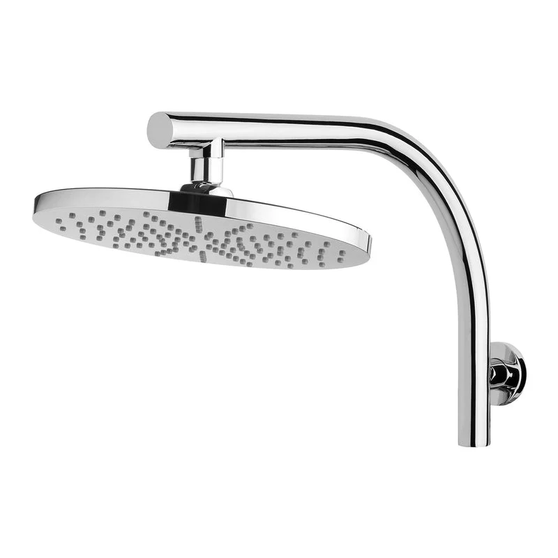 Phoenix Vivid High-Rise Shower Arm & 230mm Round Rose - Chrome