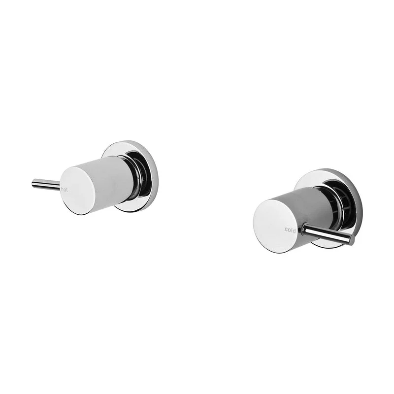 Phoenix Vivid Pin Lever Wall Top Assemblies 15mm Extended Spindles - Chrome
