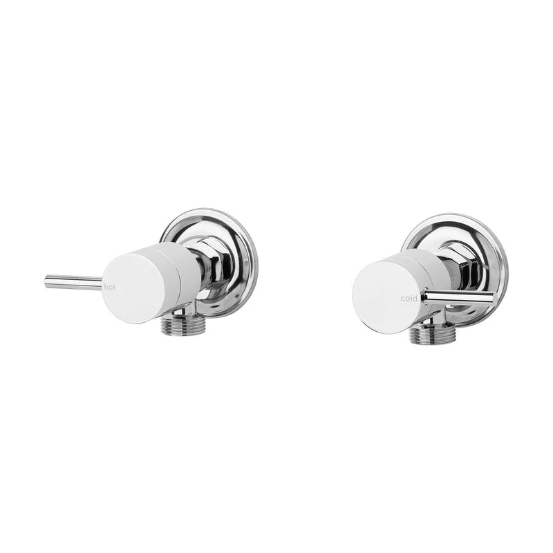 Phoenix Vivid Pin Lever Washing Machine Stops - Chrome