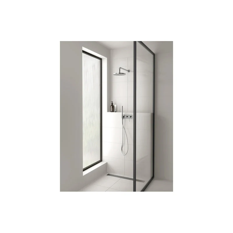 Phoenix Vivid Shower Arm 400mm & 230mm Round Rose - Chrome - Image 3