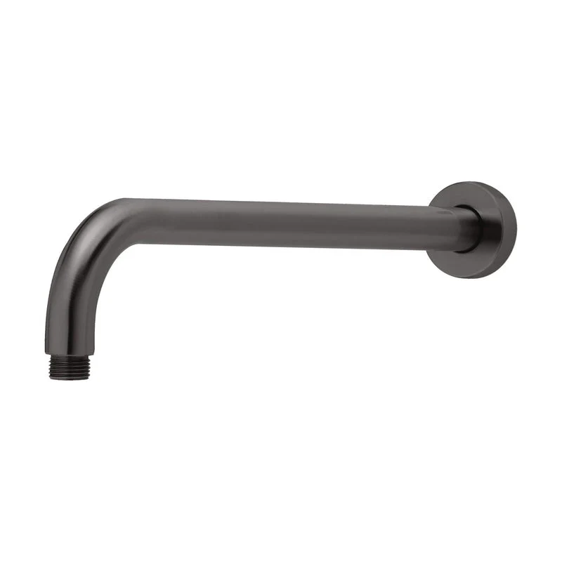 Phoenix Vivid Shower Arm 400mm Round - Brushed Carbon