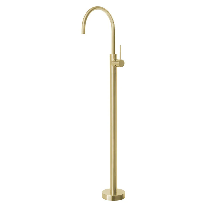 Phoenix Vivid Slimline Floor Mounted Bath Mixer - Brushed Gold