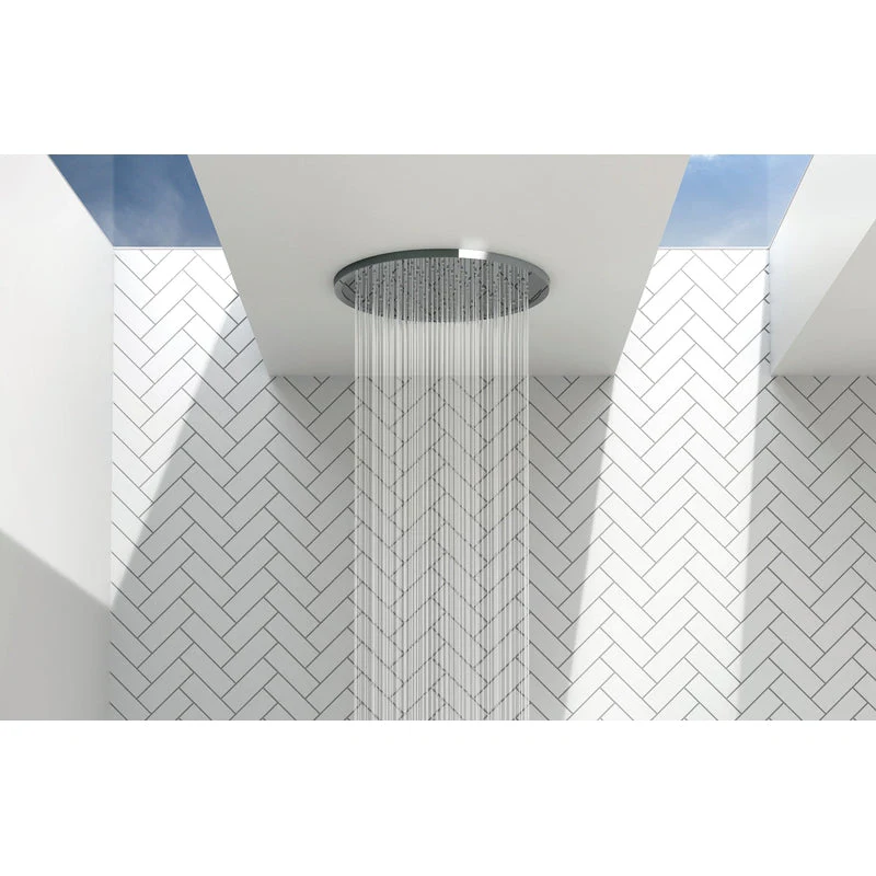 Phoenix Vivid Slimline Flush Mount Ceiling Shower 300mm Round - Chrome - Image 3