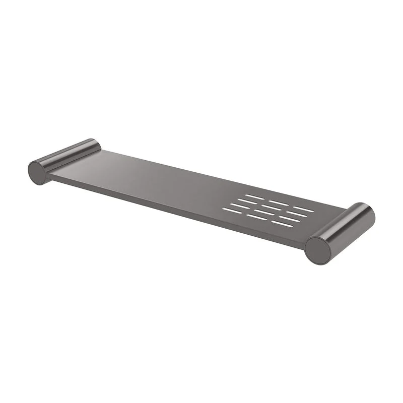 Phoenix Vivid Slimline Metal Shelf - Brushed Carbon