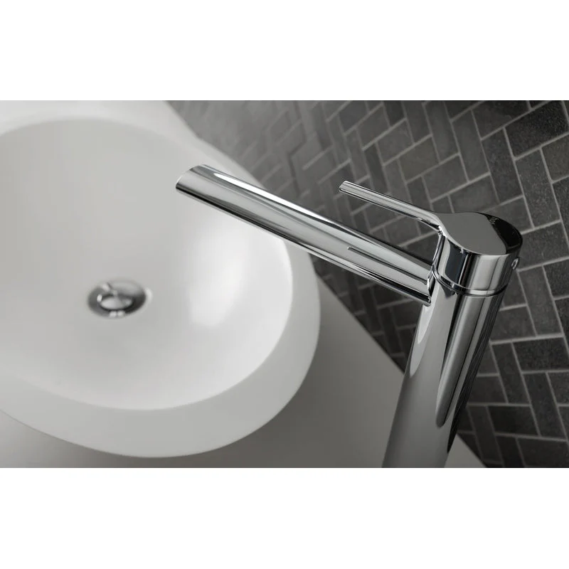 Phoenix Vivid Slimline Oval Vessel Mixer - Chrome - Image 5