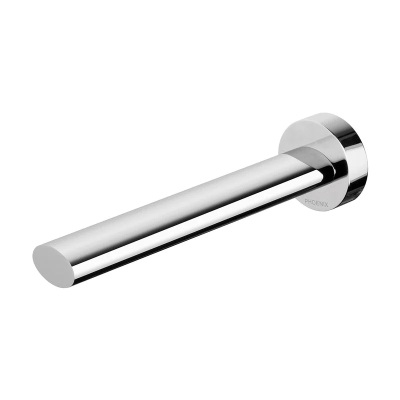 Phoenix Vivid Slimline Oval Wall Bath Outlet 180mm - Chrome