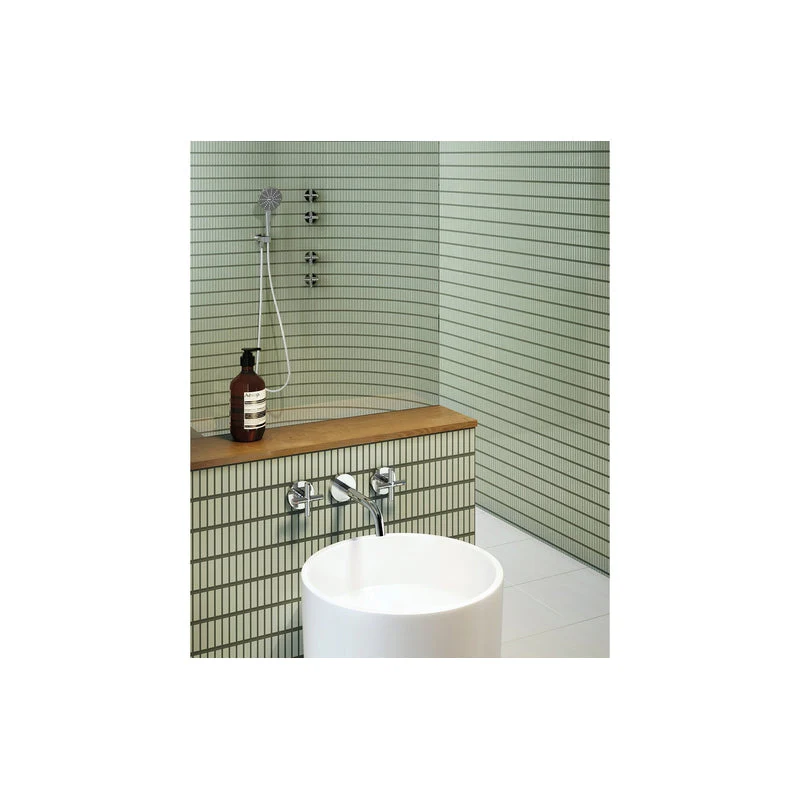 Phoenix Vivid Slimline Plus Wall Basin / Bath Outlet 180mm - Chrome - Image 3