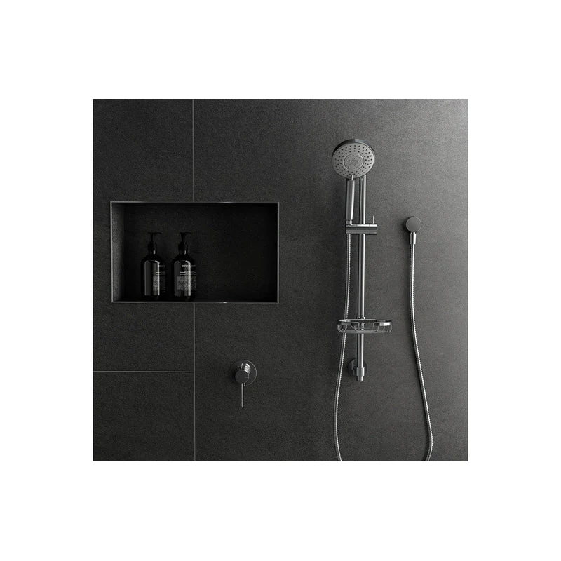 Phoenix Vivid Slimline SwitchMix Wall / Shower Mixer (Complete Kit) - Black Matte - Image 3