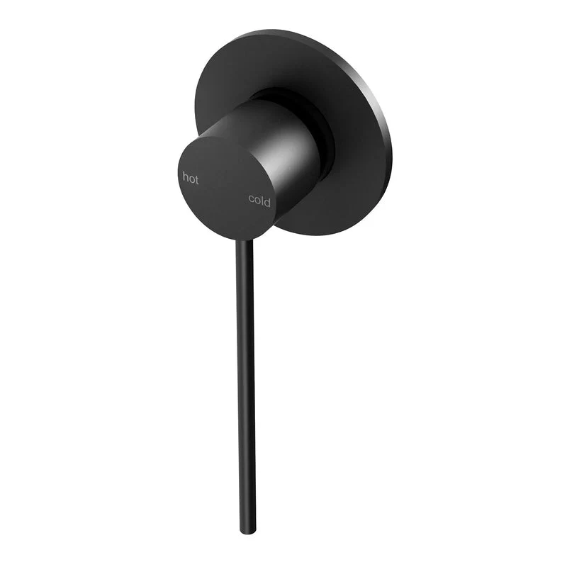 Phoenix Vivid Slimline Shower/Wall Mixer with Extended Lever - Black Matte
