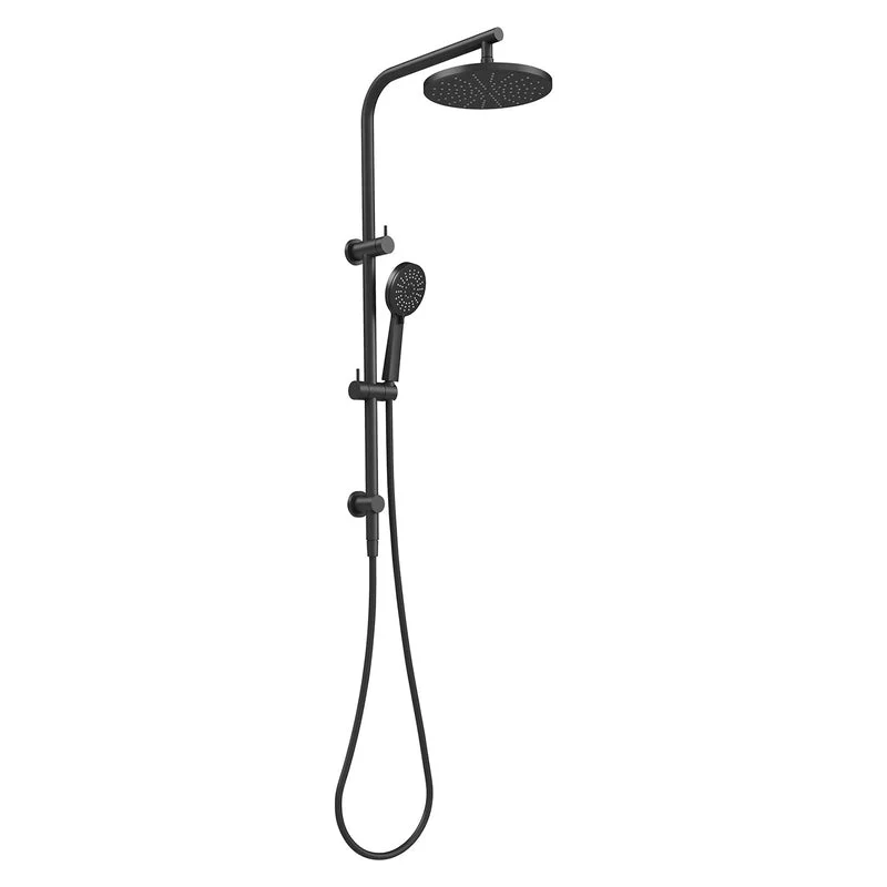 Phoenix Vivid Slimline Twin Shower - Black Matte
