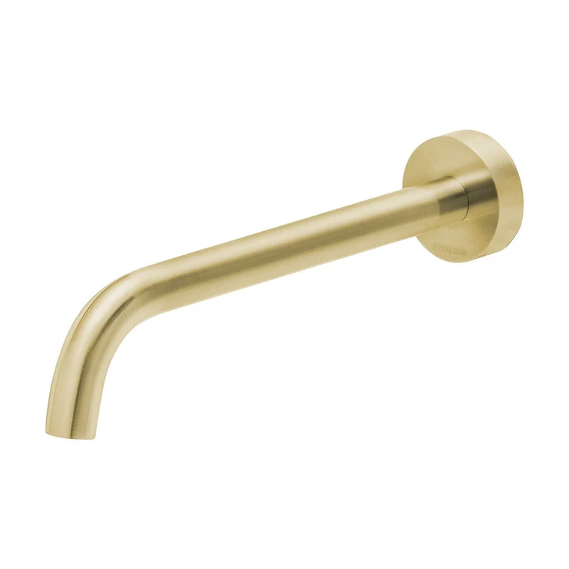 Phoenix Vivid Slimline Wall Basin Outlet 230mm Curved - Brushed Gold
