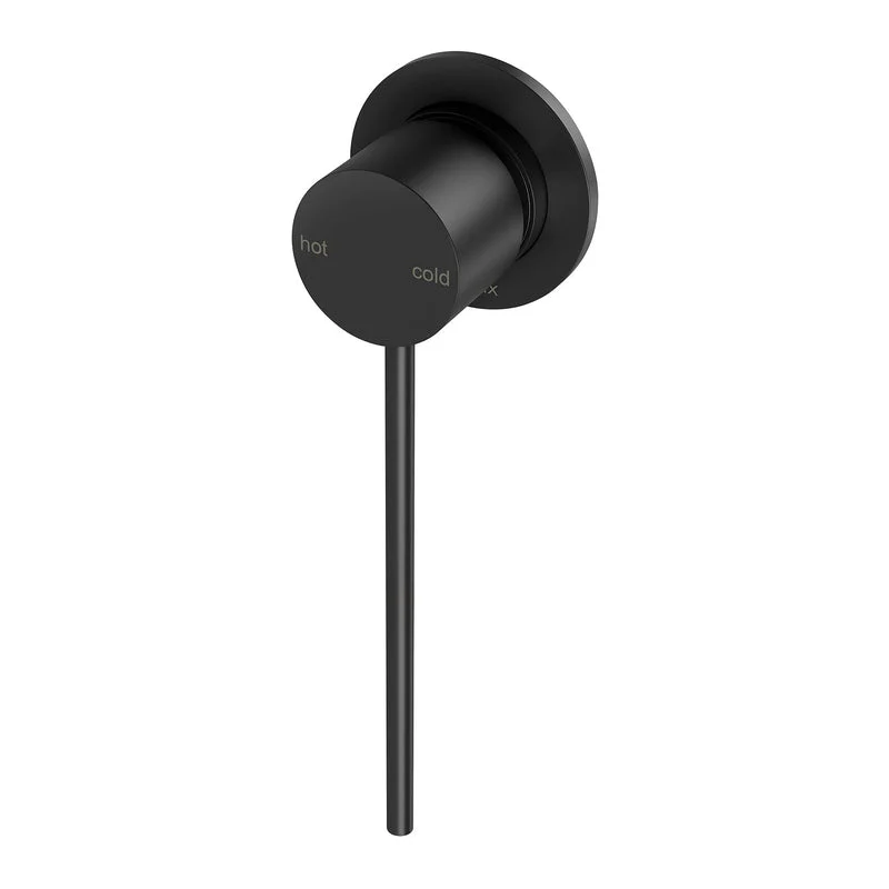 Phoenix Vivid Slimline Wall Mixer 60mm Backplate & Extended Lever - Black Matte