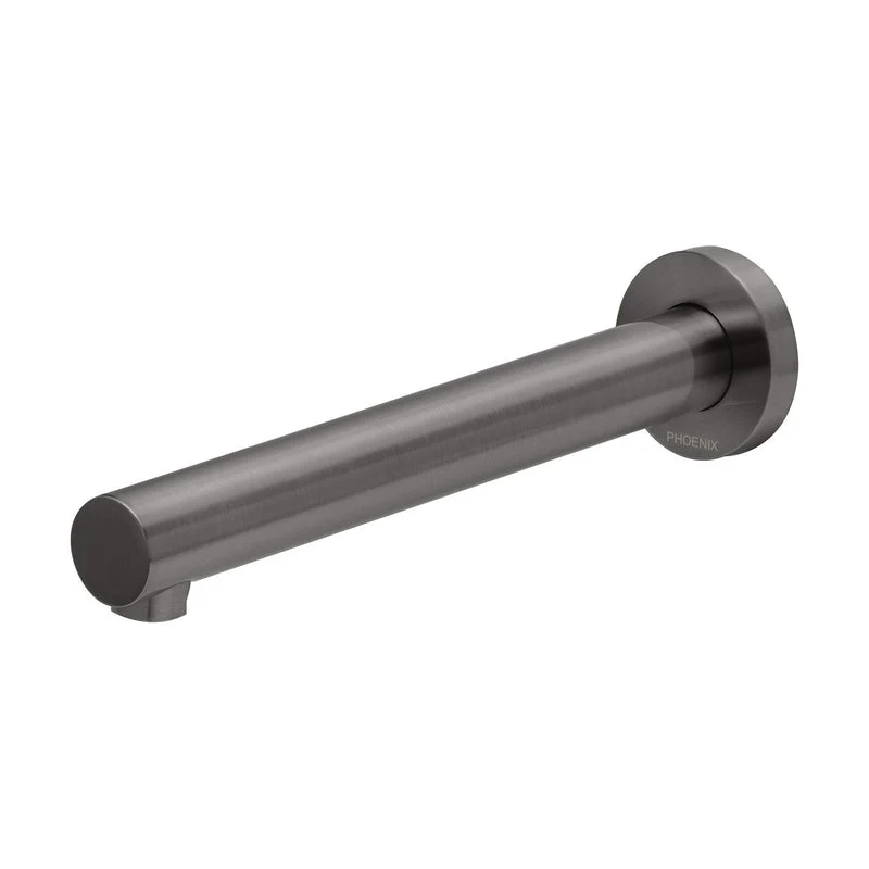 Phoenix Vivid Wall Bath Outlet 200mm - Brushed Carbon