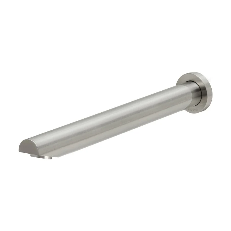 Phoenix Vivid Wall Bath Outlet 32 x 300mm Angled - Brushed Nickel