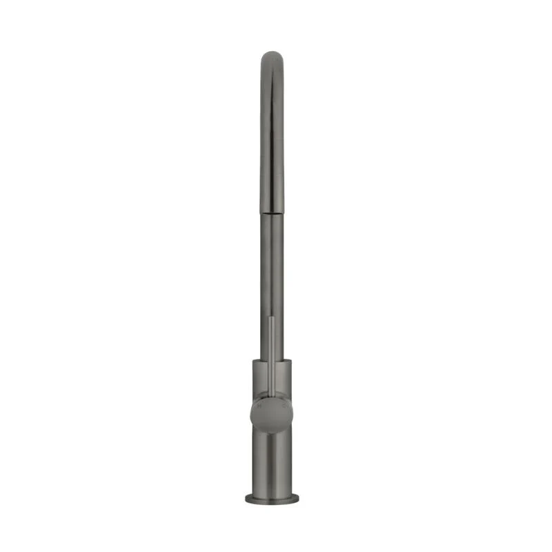 Meir Round Piccola Pull Out Kitchen Sink Mixer Tap - Shadow Gun Metal - Image 3