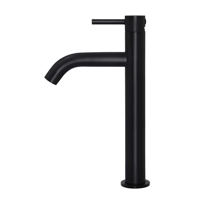 Meir Piccola Tall Basin Mixer Tap with 130mm Spout - Black Matte - Image 2