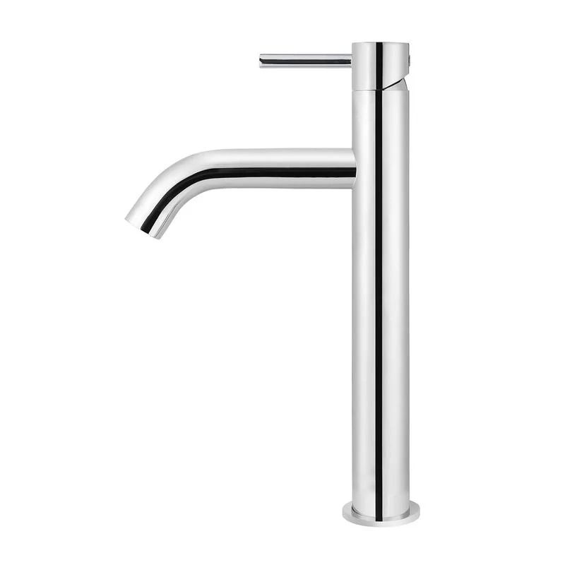 Meir Piccola Tall Basin Mixer Tap with 130mm Spout - Polished Chrome - Image 2
