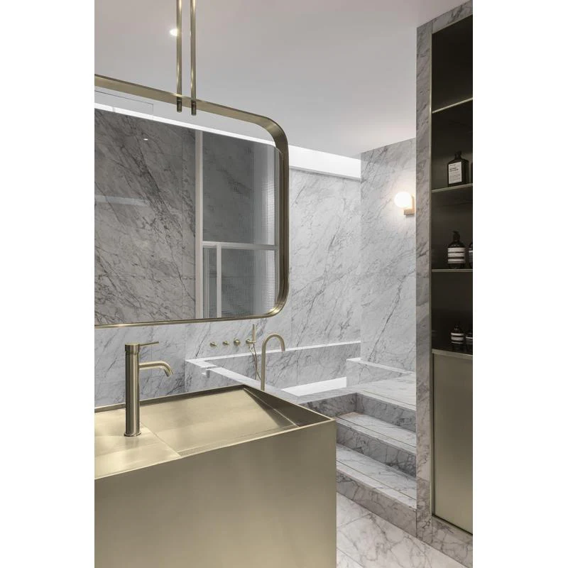Meir Piccola Tall Basin Mixer Tap with 130mm Spout - PVD Tiger Bronze - Image 4