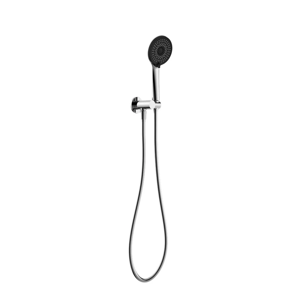 Nero Project Round Shower On Bracket - Chrome