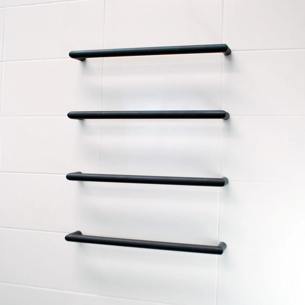 Radiant Low Voltage Single Round Bar 800mm - Matt Black