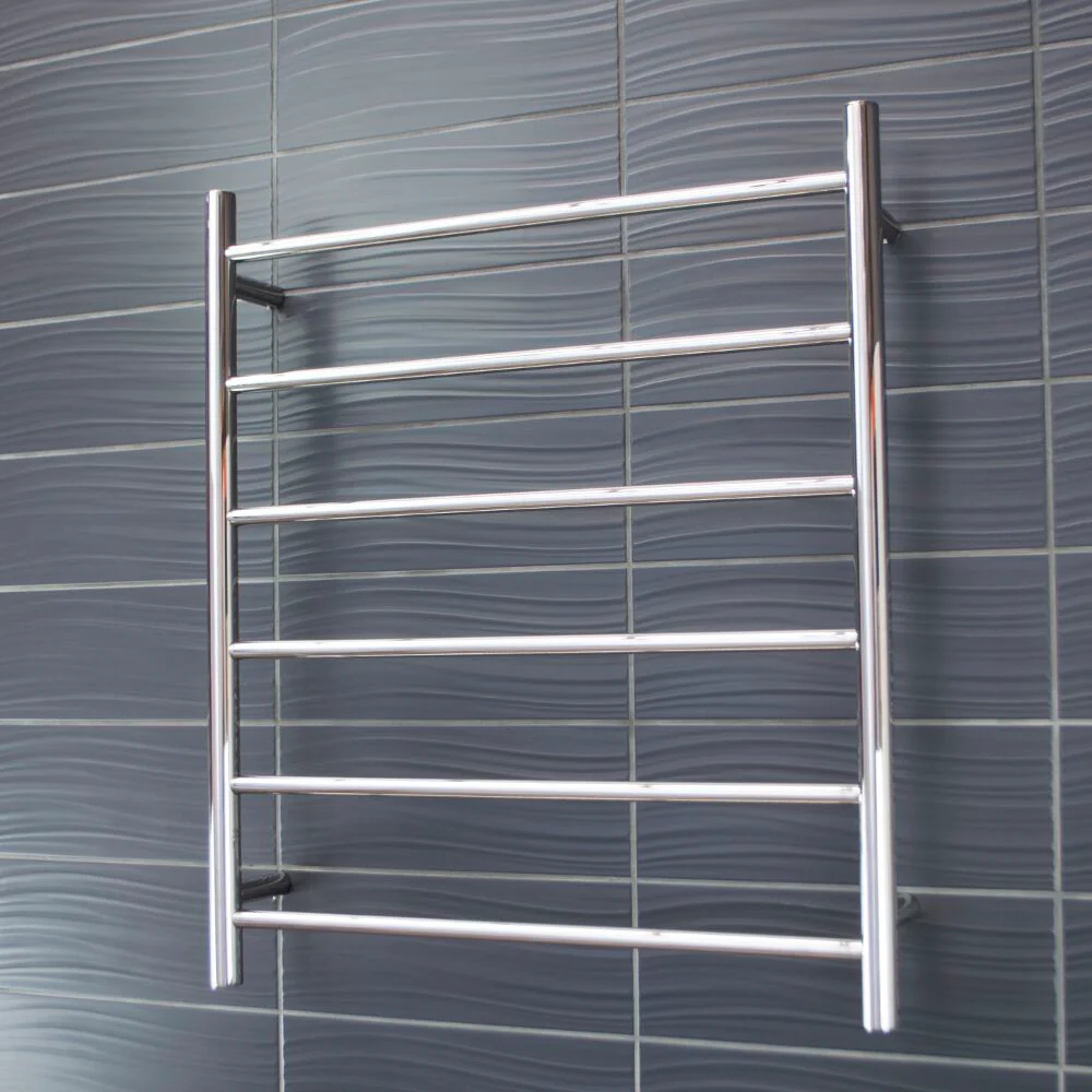 Radiant Non-Heated Round Ladder 700 x 830mm - Mirror Polished