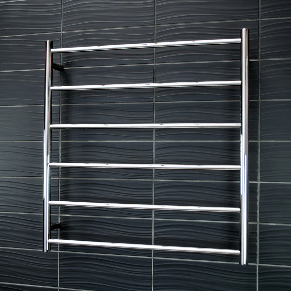 Radiant Non-Heated Round Ladder 800 x 830mm - Mirror Polished