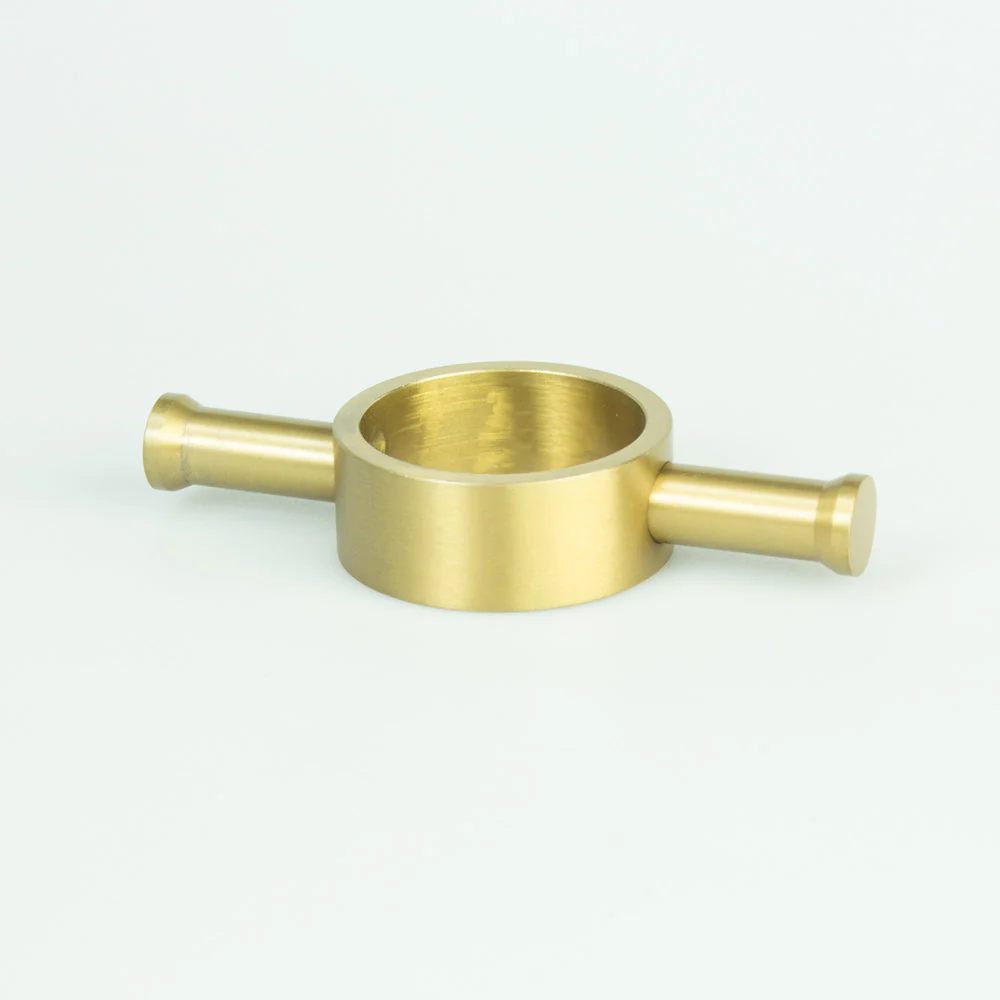 Radiant Ring Hook Accessory For Vertical Rails - Brushed Gold