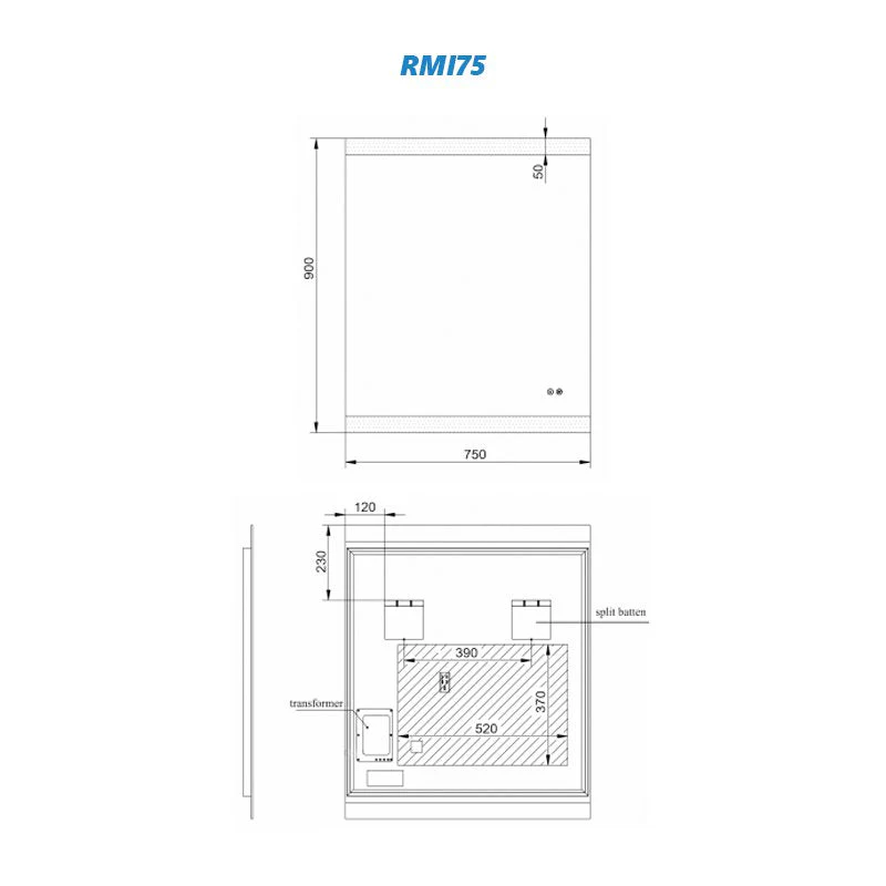 Remer Miro LED Mirror with Demister - Image 3