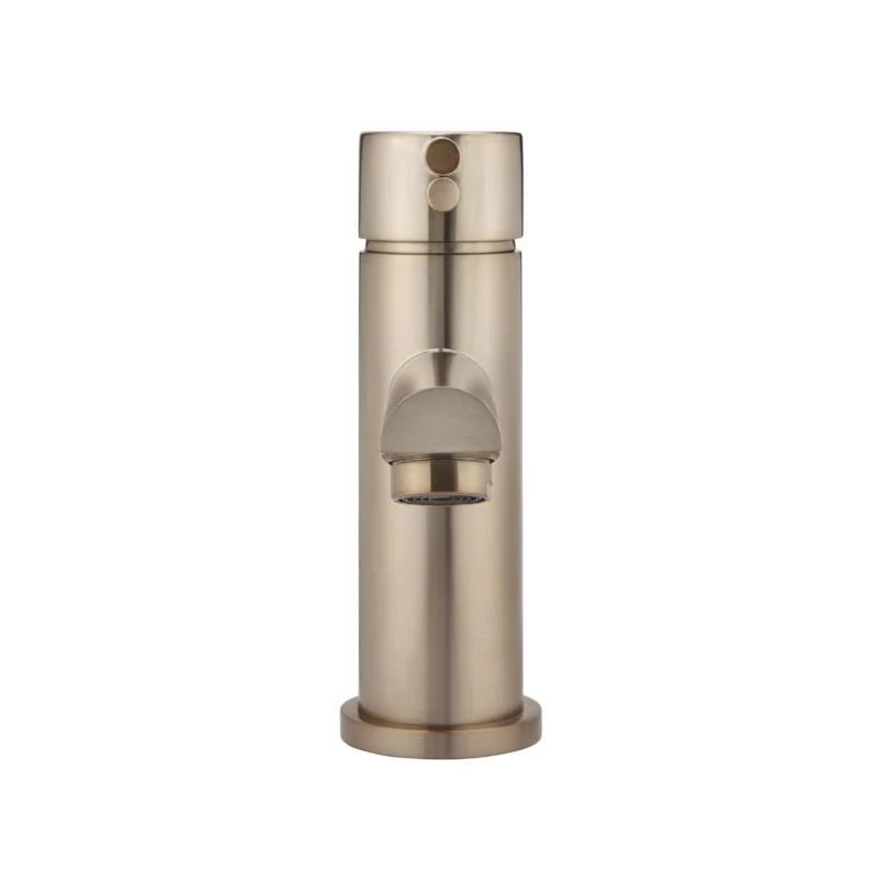 Meir Round Basin Mixer Tap - Champagne - Image 3