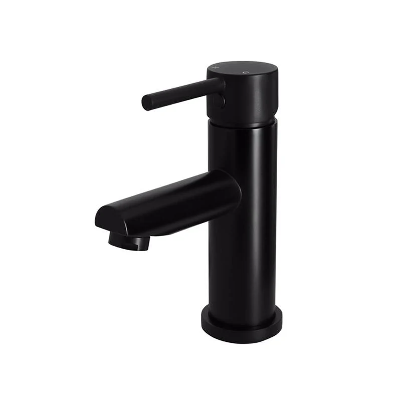 Meir Round Basin Mixer Tap - Black Matte