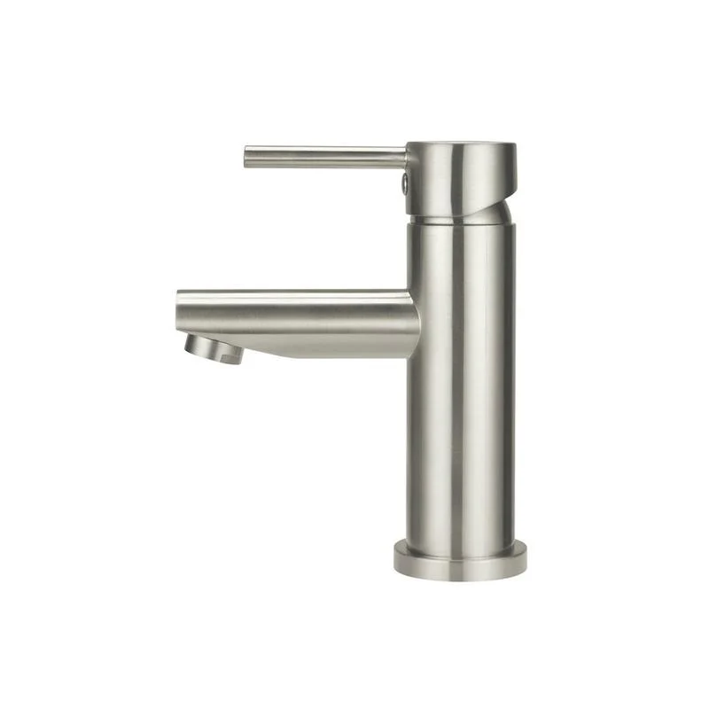 Meir Round Basin Mixer Tap - PVD Brushed Nickel - Image 2