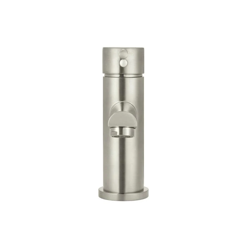 Meir Round Basin Mixer Tap - PVD Brushed Nickel - Image 3