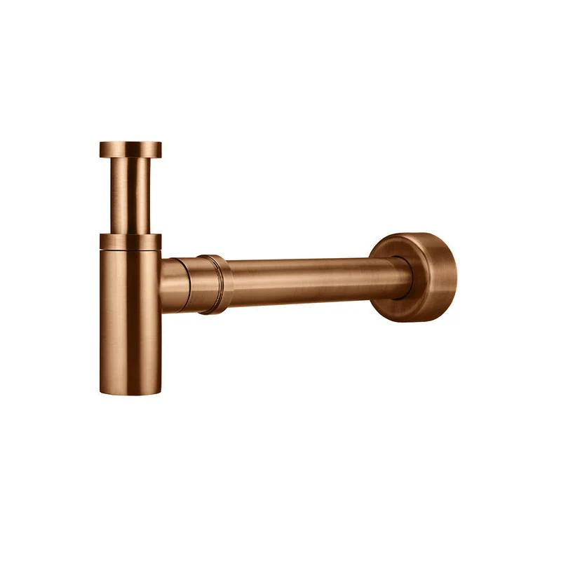 Meir Round Bottle Trap for 32mm basin waste and 40mm outlet - Lustre Bronze