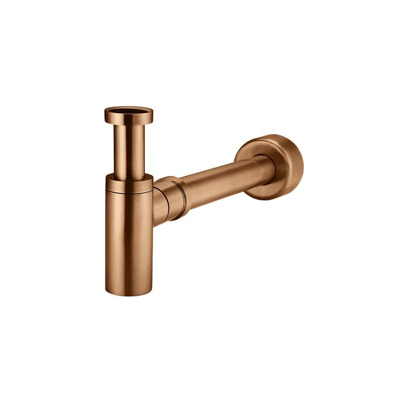Meir Round Bottle Trap for 32mm basin waste and 40mm outlet - Lustre Bronze - Image 2