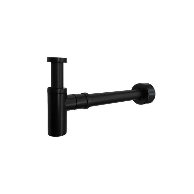 Meir Round Bottle Trap for 32mm basin waste and 40mm outlet - Black Matte - Image 3