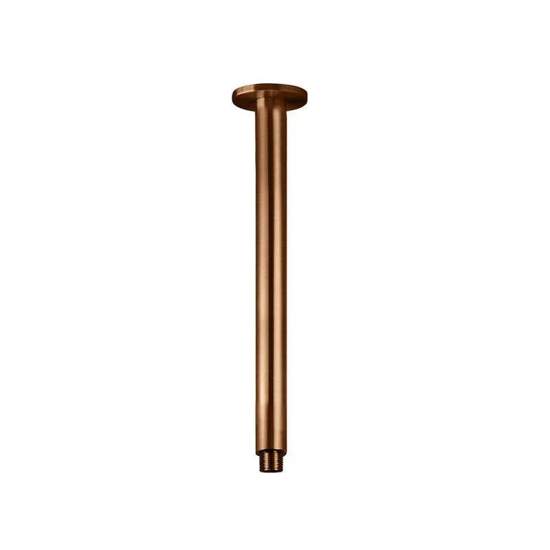 Meir Round Ceiling Shower Arm 300mm - Lustre Bronze