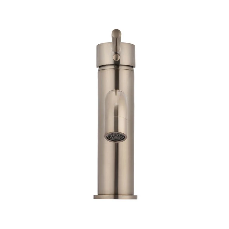 Meir Round Basin Mixer Tap Curved - Champagne - Image 4
