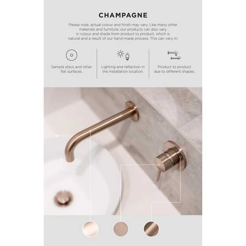Meir Round Diverter Mixer Trim Kit (In-wall Body Not Included) - Champagne - Image 3
