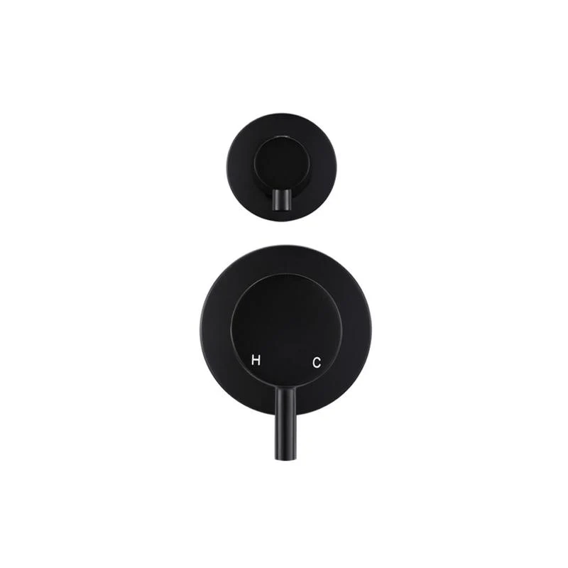 Meir Round Diverter Mixer Trim Kit (In-wall Body Not Included) - Black Matte - Image 3