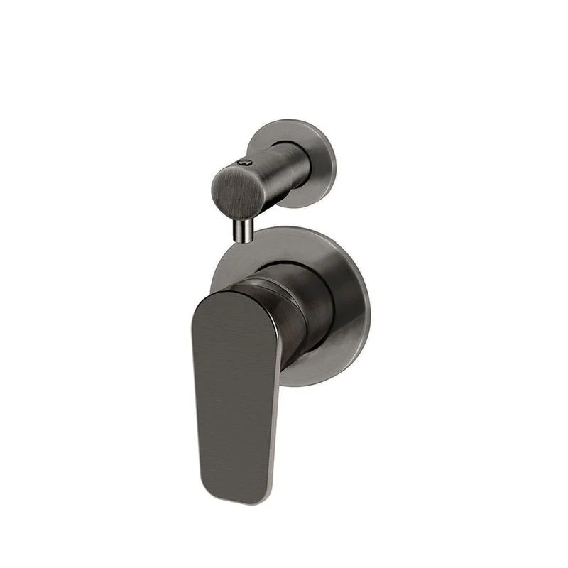 Meir Round Diverter Mixer Paddle Handle Trim Kit (In-wall Body Not Included) - Shadow Gun Metal